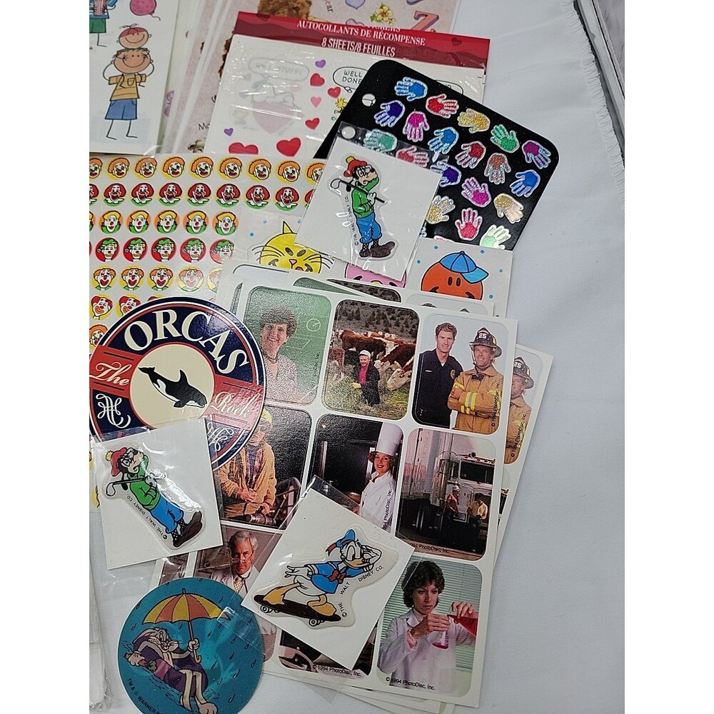 Large Lot Of Scrapbooking Stickers Various Brands Most New - Picture 4 of 7